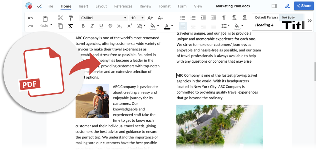  Edit PDFs Online with Word Editor